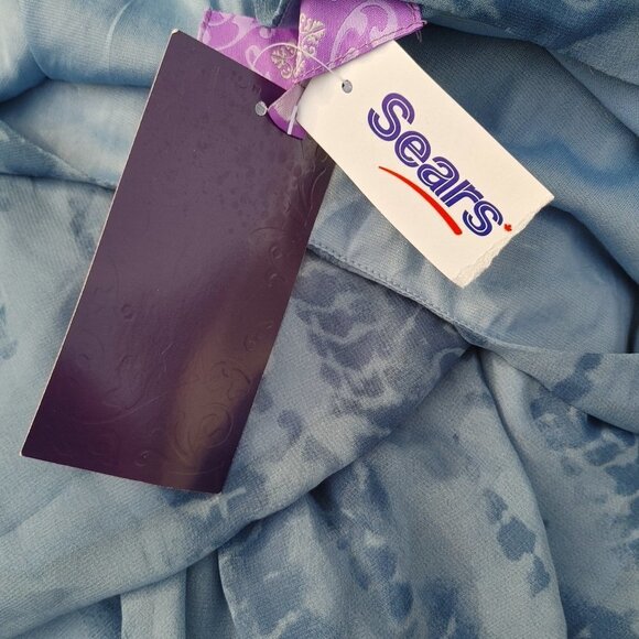 BEAUTIFUL Shibori tie dye Summer Dress Woman's Size 14 Jolie BNWT - Picture 4 of 7